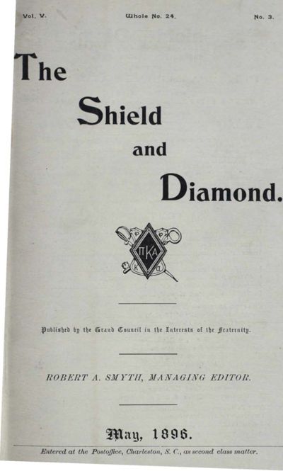 Shield and Diamond, Vol. 5, No. 3, May 1896